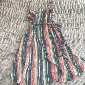 *NWT* Torrid Midi Striped Dress